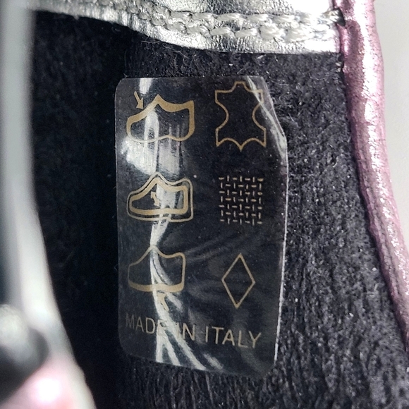 P448 John Black Suede Patent Leather Croc Pattern Pink Heel Pad Lace Up Sneakers - Picture 10 of 16